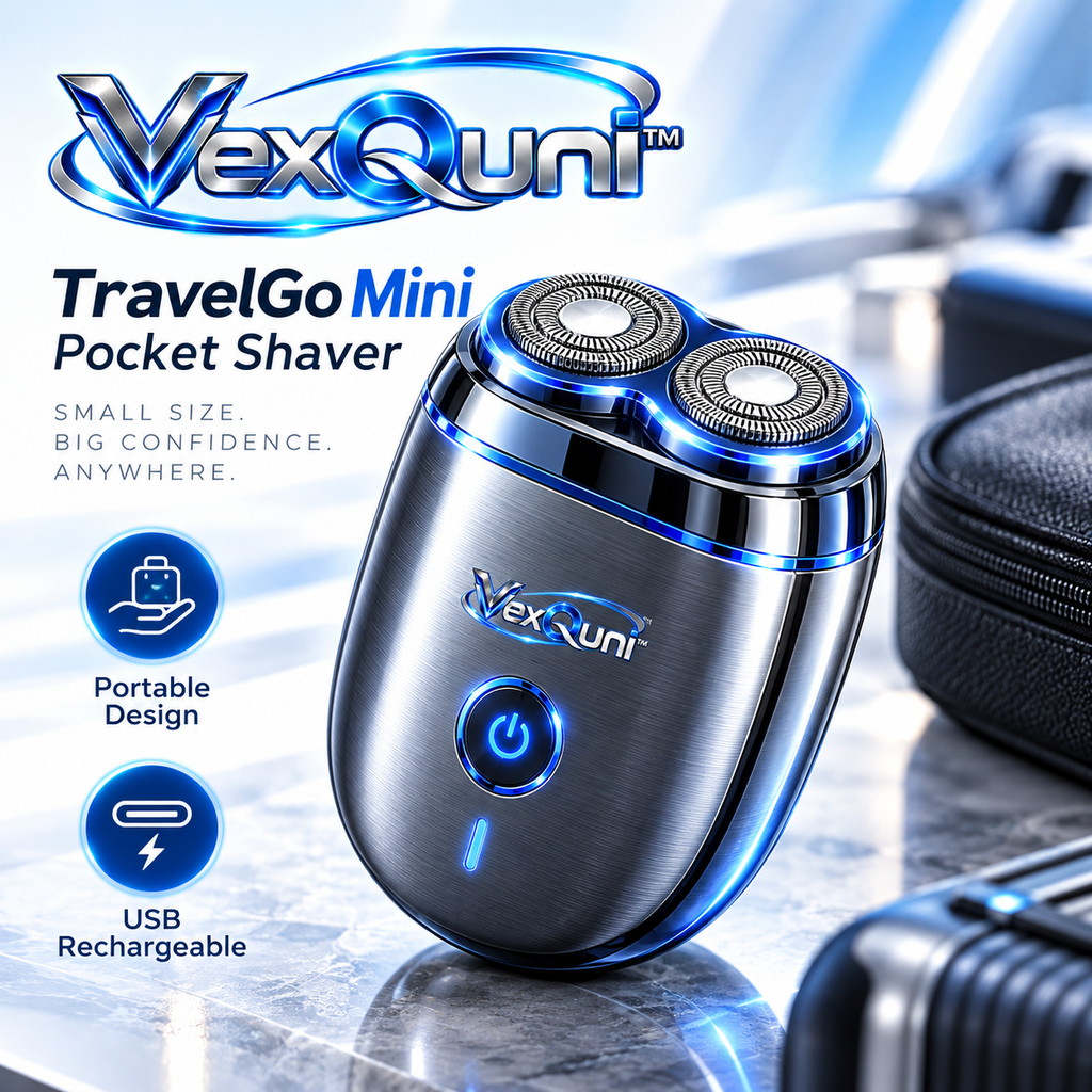 VexQuni™ Mini Compact Dual Rotary Shaver