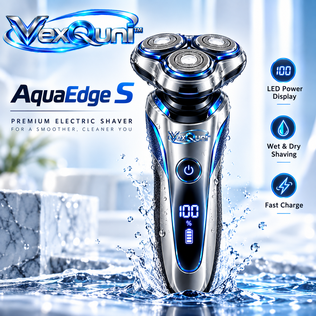 VexQuni™ S Wet & Dry Rotary Electric Shaver