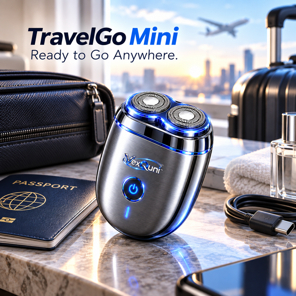 VexQuni™ Mini Compact Dual Rotary Shaver