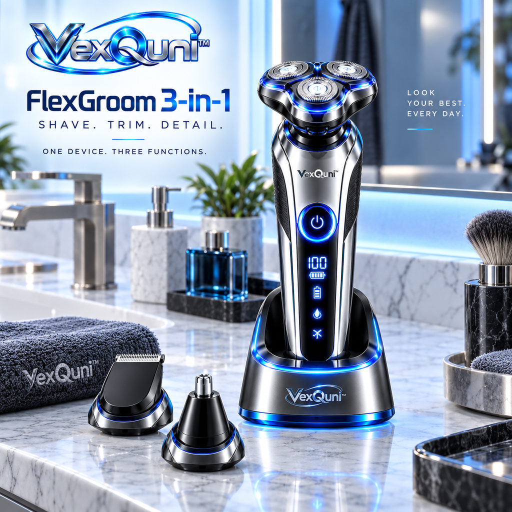 VexQuni™ 3-in-1 Multi-Function Grooming System