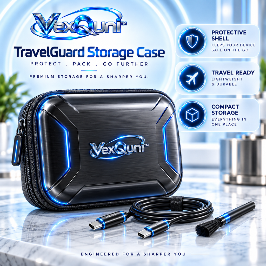 VexQuni™ Hard-Shell Shaver Storage Case Set