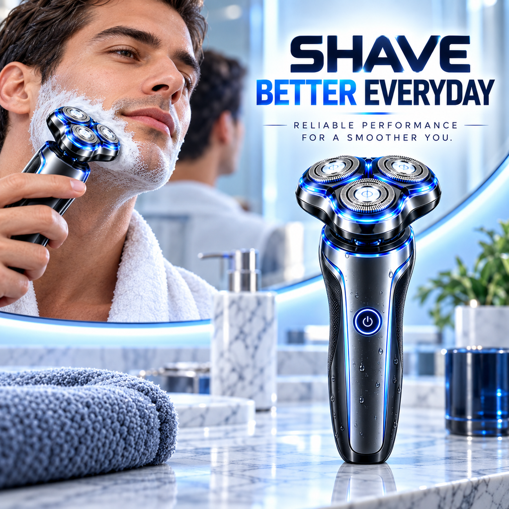 VexQuni™ Triple Rotary Replacement Shaver Head