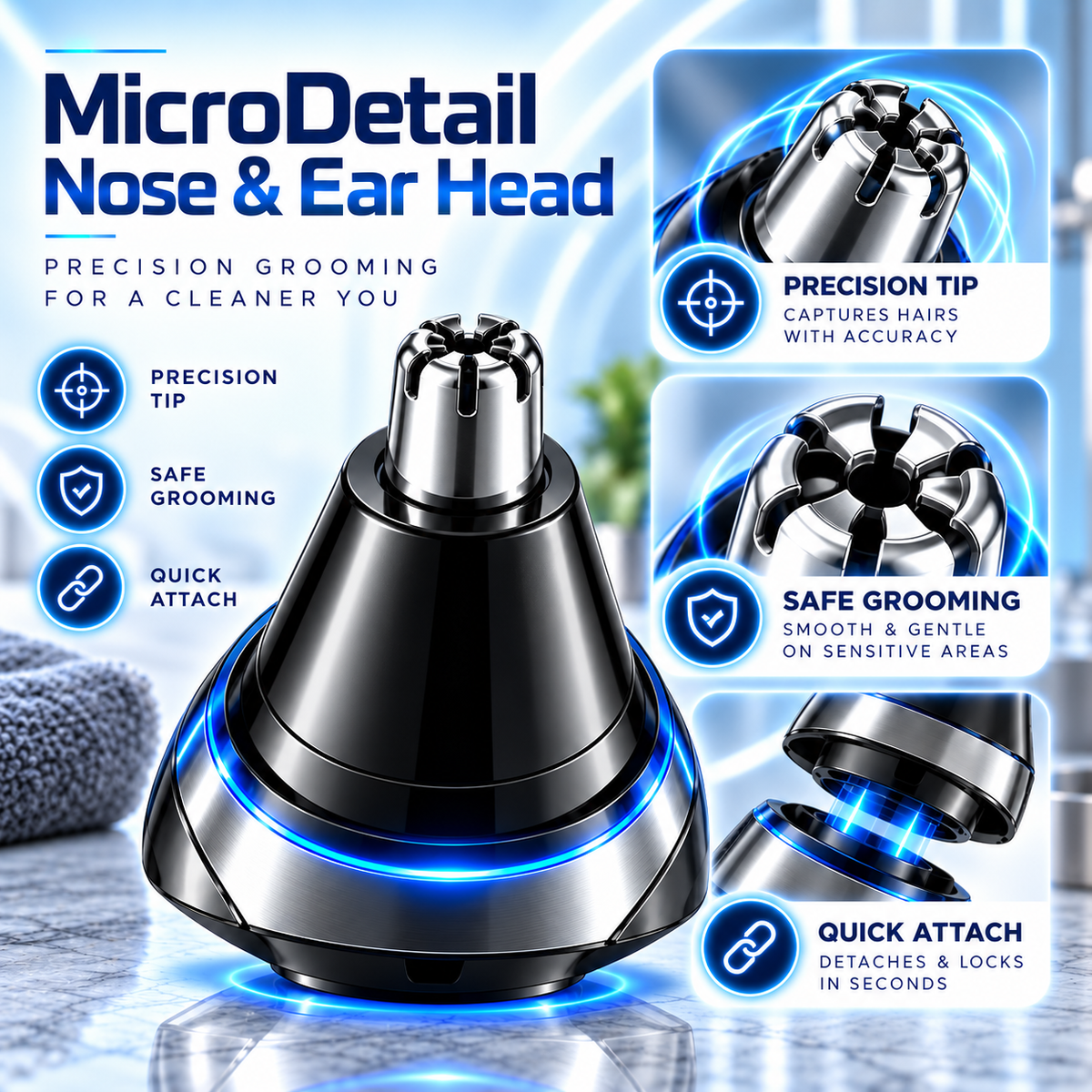 VexQuni™ Nose & Ear Trimmer Head